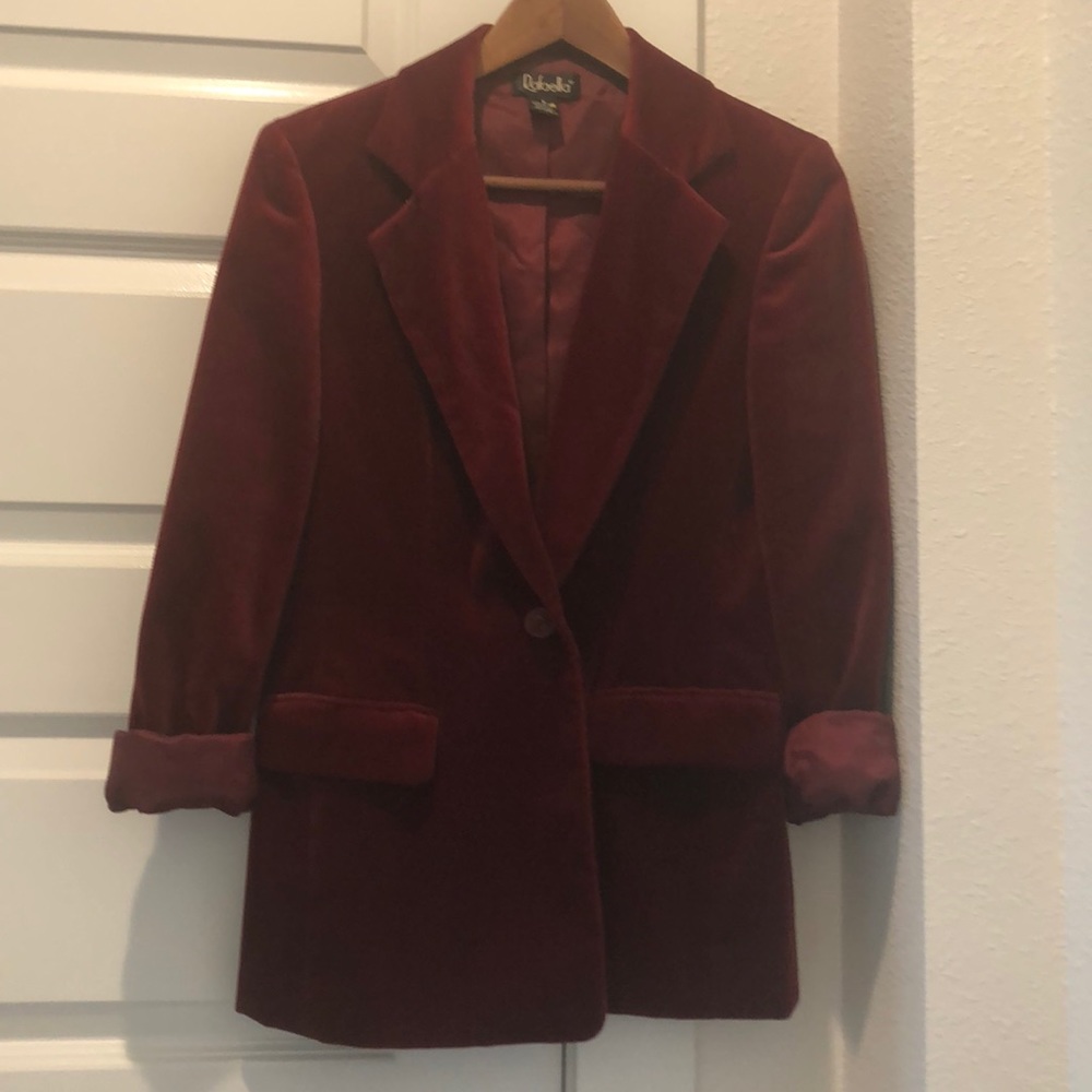 Velvet blazer